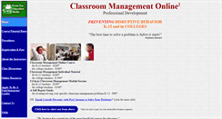Desktop Screenshot of classroommanagementonline.com